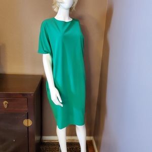 NWT WIN WIN green knit cocoon dress